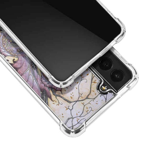 Amy Brown Dragon Charmer Fairy Galaxy S21 FE Clear Case